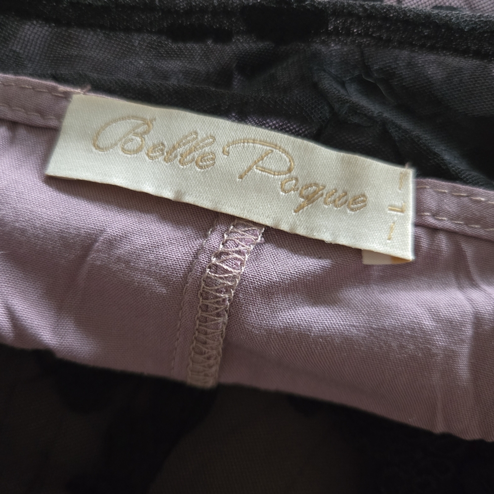 Lace Trimmed Lavender Dress - Picture 2 of 4